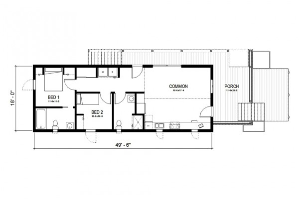 Casa Ecologica De 2 Dormitorios Y 83 Metros Cuadrados Planos De Casas ...